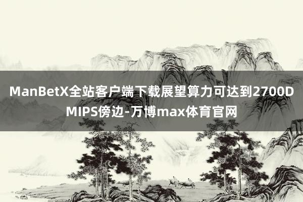 ManBetX全站客户端下载展望算力可达到2700DMIPS傍边-万博max体育官网