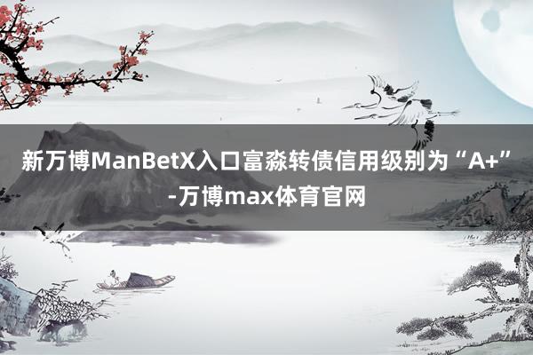 新万博ManBetX入口富淼转债信用级别为“A+”-万博max体育官网